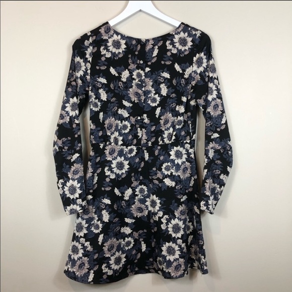 Free People Black Sunflower Parker Dress 2 NWT - Picture 7 of 8